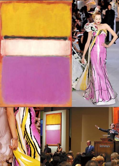 moda-e-arte-john-galliano-para-dior-2007-white-center-de-mark-rothko-1950